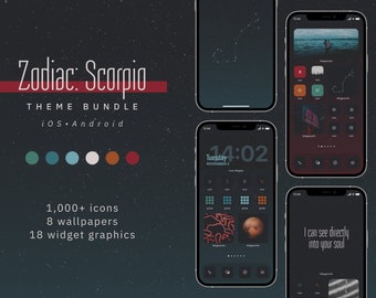 Skorpion Ästhetisches Motiv für iOS + Android