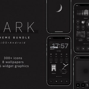 Dark Aesthetic Theme for iOS + Android
