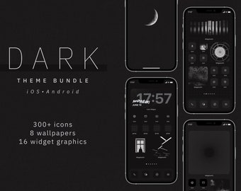 Dark Aesthetic Theme für iOS + Android