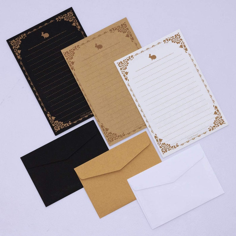 72PCS Writing Paper Letter Set Etsy