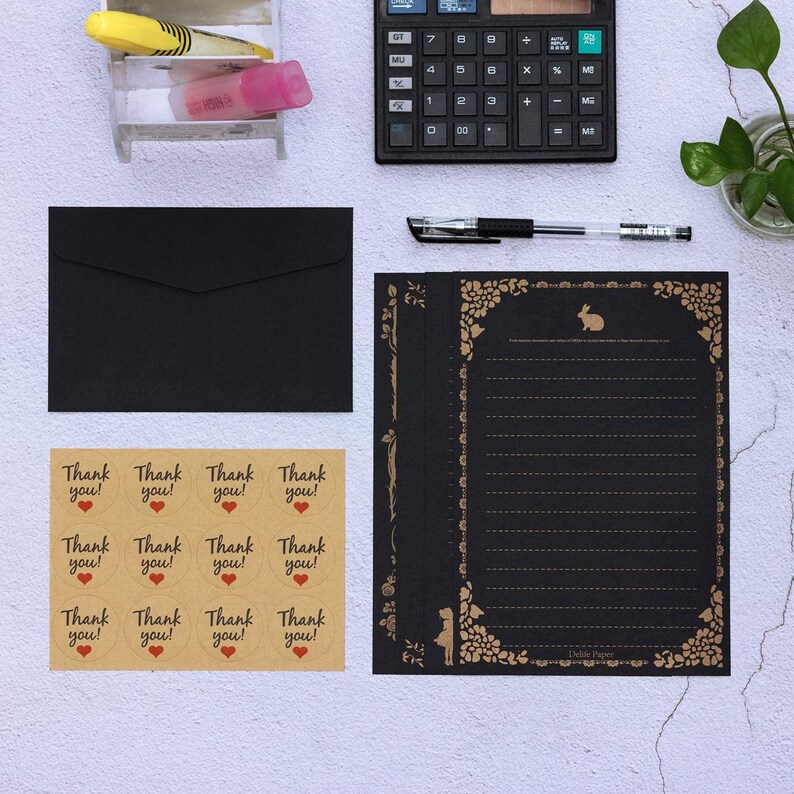 72PCS Writing Paper Letter Set Etsy