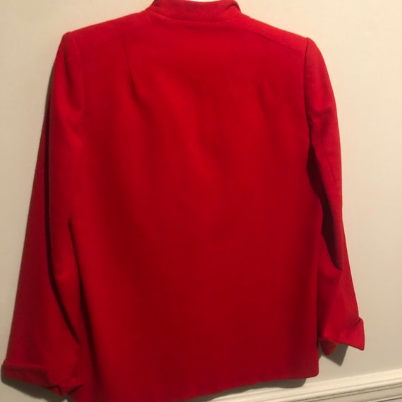 Lillie Rubin Vintage Red Blazer - image 2