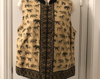 Stonebridge Animal Print Vest