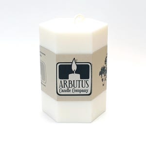 Soy Wax Hexagon Pillar Candle