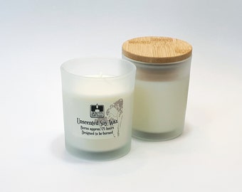 Soy Wax Candle in Glass Tumbler with Lid