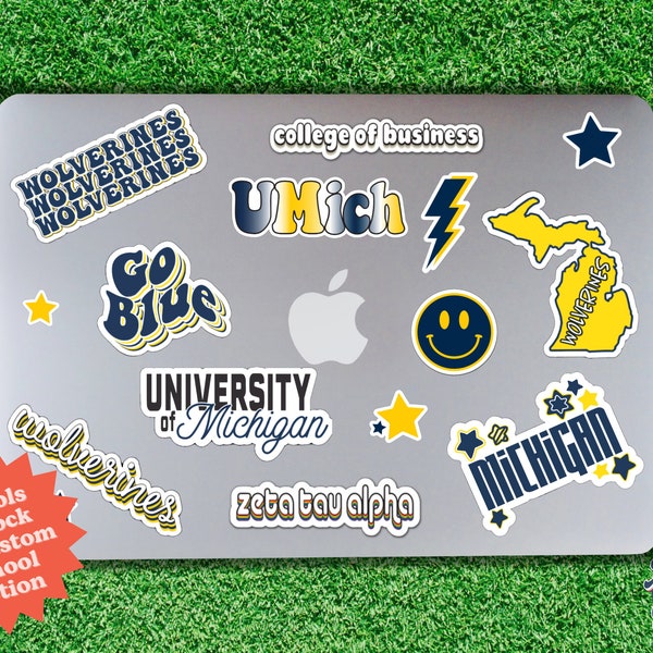 College Stickers Etsy