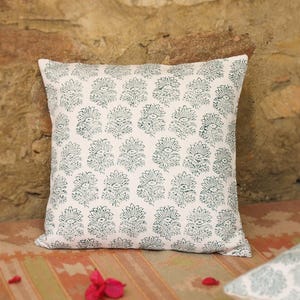 Funda de cojín con diseño floral gris para sala de estar, cojín decorativo con estampado natural para , sofá, funda de almohada vintage