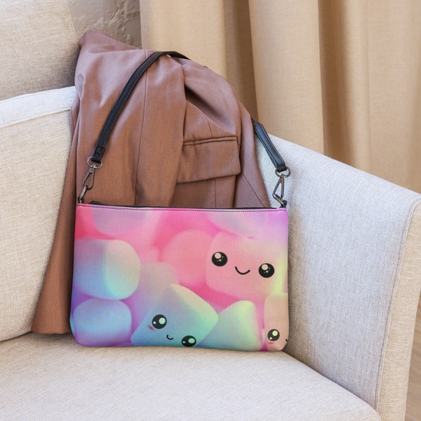 Borsa a tracolla marshmallow