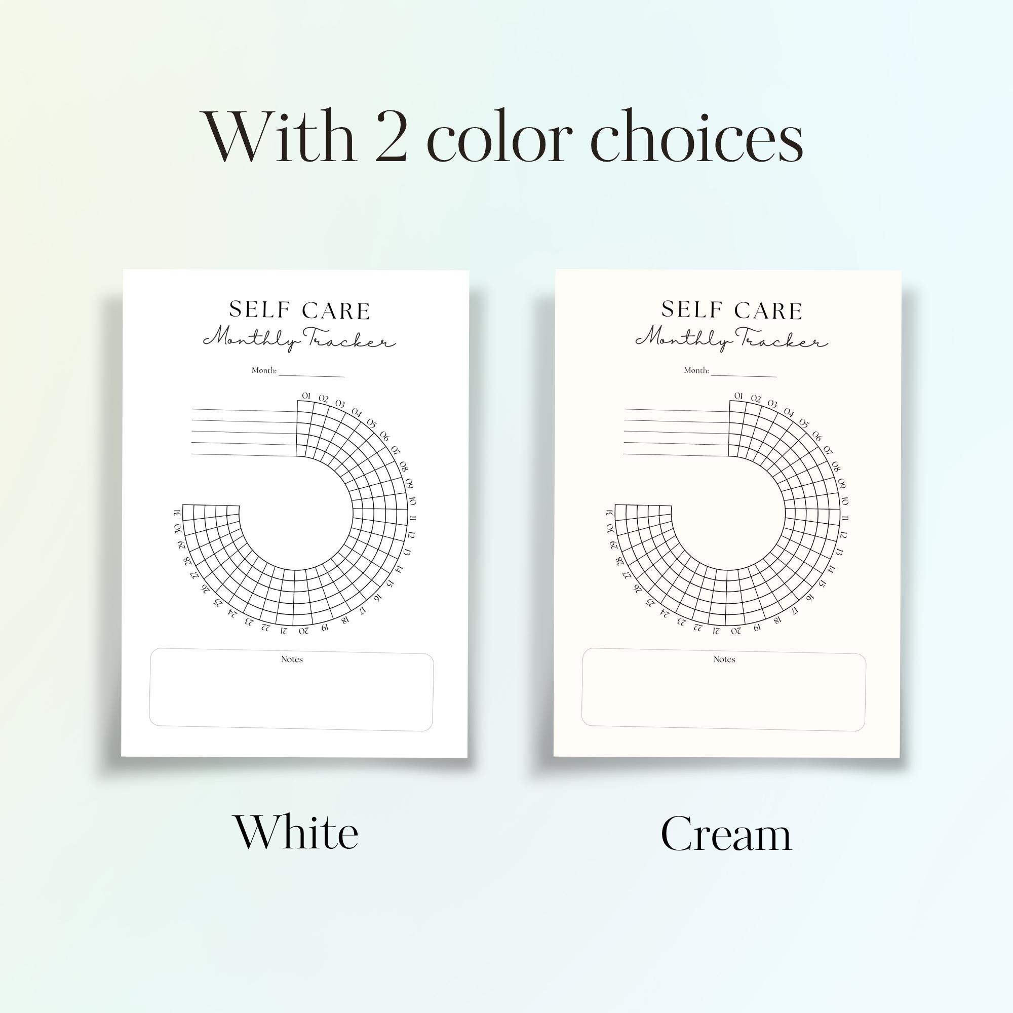 Self Care Planner Bundle - Printable & Fillable PDF | Mental Health and ...