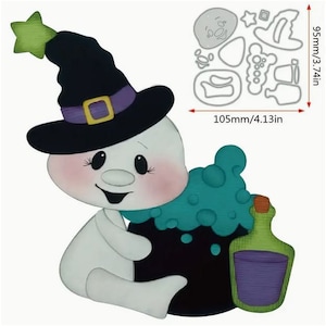 Halloween Ghost Metal Cutting dies, Halloween cutting Dies, Ghost Metal die, Ghost Cutting dies, Ghosts, Metal Dies, Cutting dies, witches,