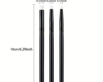 3 Mini Detail Ink Blending Brushes Brand New Perfect for inking Stencils, craft brush, stenciling, paint, crafts, card making, tools, glue