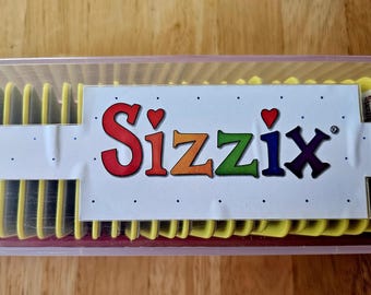 RARE Sizzix BIG TOP Alphabet dies Sizzlits Set Includes 35 dies Alphabets Cutting die set - Gifts - Vintage But great shape Like New