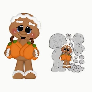 Fall Cutting dies, Halloween dies, Gingerbread man metal dies, pumpkin dies, Metal Cutting Dies, Autumn dies, Cutting dies, craft dies, dies