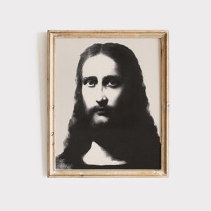 Miraculous Jesus Photograph Art Print | Real Face of Jesus