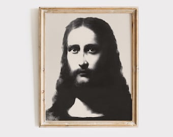 Miraculous Jesus Photograph Art Print | Real Face of Jesus