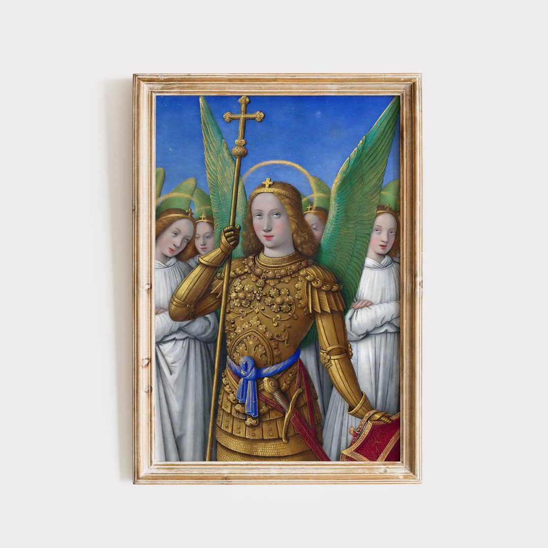 St. Michael the Archangel Art Print | 16th Century Medieval ...