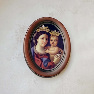 Impresión de arte de Nuestra Señora de la Confianza, Madonna della Fiducia, Pintura de la Virgen María Milagrosa, Impresión de la Madre María