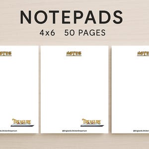 Disney Cruise Treasure Ship Notepad Bundle | DCL Stationery, Pixie Dusting Gift