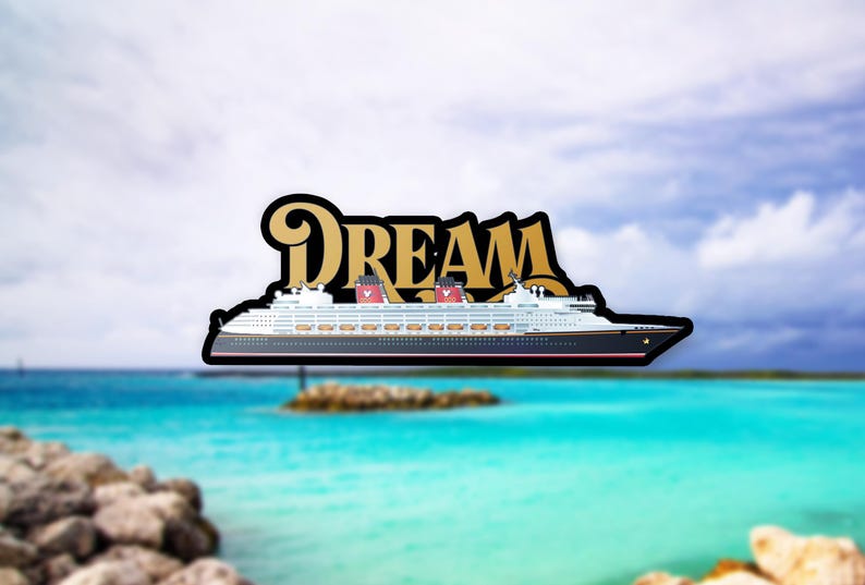Customizable Disney Dream Cruise Ship Magnet | Fish Extender Pixie Dusting Gift | DCL Vacation Magnet Bild 4