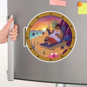 Treasure Planet Cruise Magnet: John Silver & Morph Fan Art bild 3
