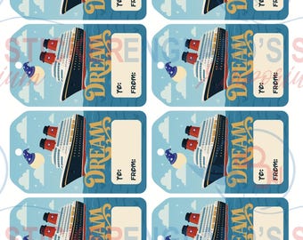 Etiquetas de regalo para el crucero Disney Dream / Pixie Dusting, Fish Extender (Descarga digital)