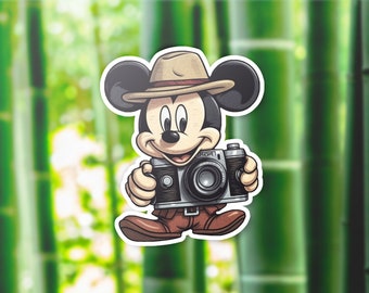 Mouse Photographer Vinyl Sticker | Disney Inspired