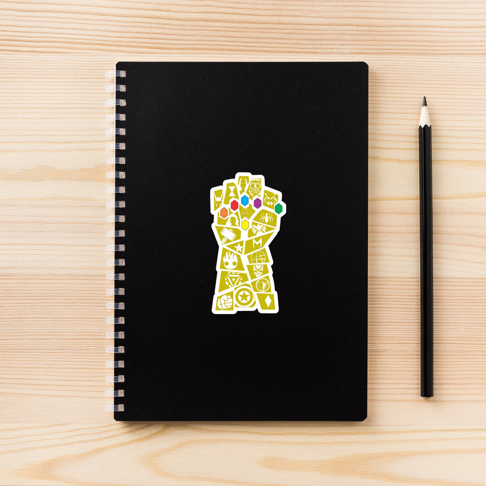 Infinity Gauntlet Sticker Avengers Infinity Gauntlet Vinyl Sticker | Marvel Fan Art - Etsy