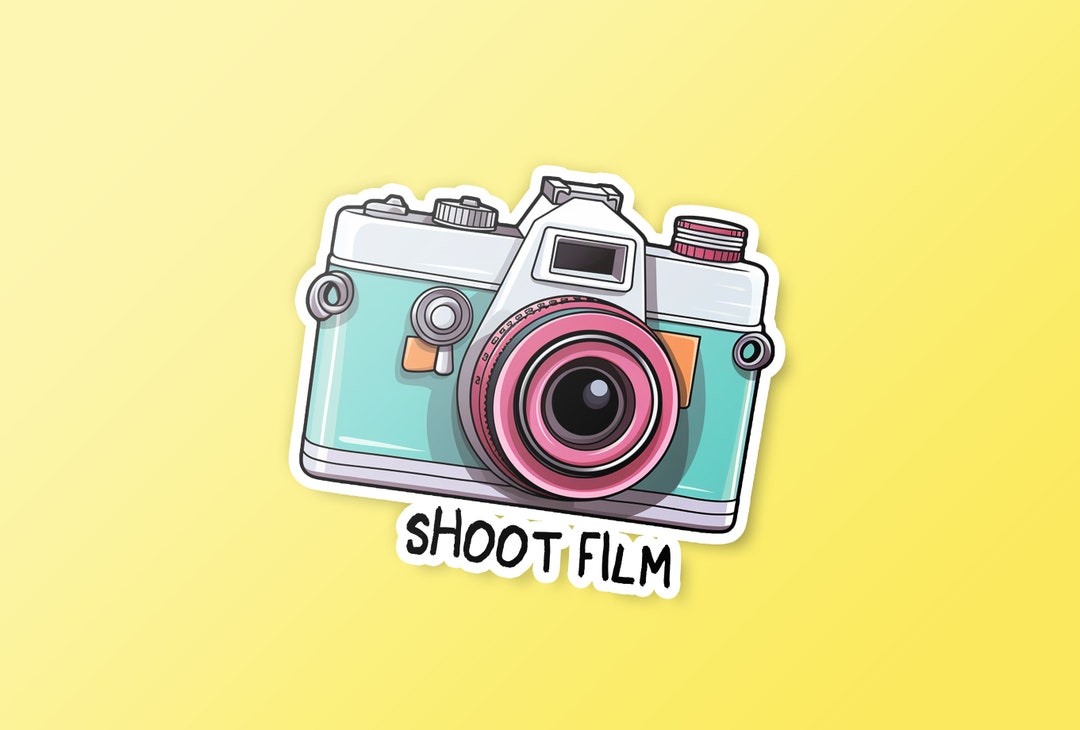 Camera Shutter Vinyl Decal Sticker – Photography Die Cut, Laptop Car Window Cup, Mana Decals