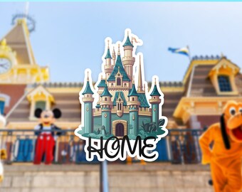 Fantasy Home Castle Sticker: Water-Resistant Vinyl Decal
