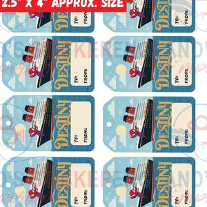 Digital Download Disney Destiny Gift Tag | Fish Extender Gift Tag | DCL Destiny Gift Tag | Pixie Dusting Gift Tag | Download DCL Gift Tag