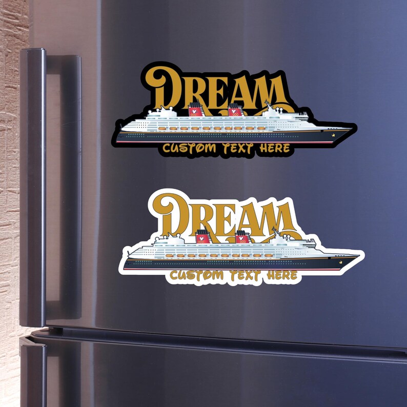 Customizable Disney Dream Cruise Ship Magnet | Fish Extender Pixie Dusting Gift | DCL Vacation Magnet Bild 10