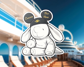 Custom DCL Towel Animal Magnet | Family Name Cruise Magnet