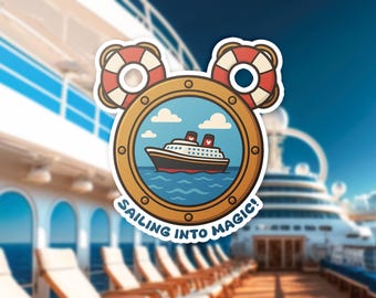 Disney Cruise Door Magnet - Porthole Magnet - Stateroom Number
