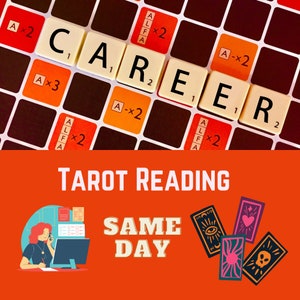 Tarot Career Blind Reading, Psychic Reading with Tarot Cards, Detailed Blind Tarot Reading, Spiritual Advice, Same Day