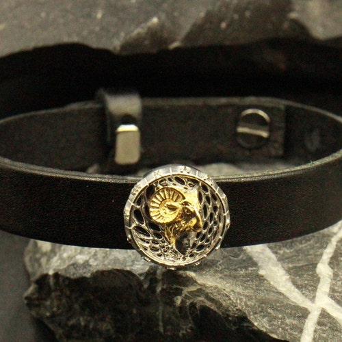 Aries Handmade 925 shops Sterling Silver Charm Bracelet, Aries Zodiac Sign , Aries bracelet , Aries Gift , Aries zodiac Bracelet