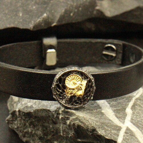 Aries Handmade 925 shops Sterling Silver Charm Bracelet, Aries Zodiac Sign , Aries bracelet , Aries Gift , Aries zodiac Bracelet
