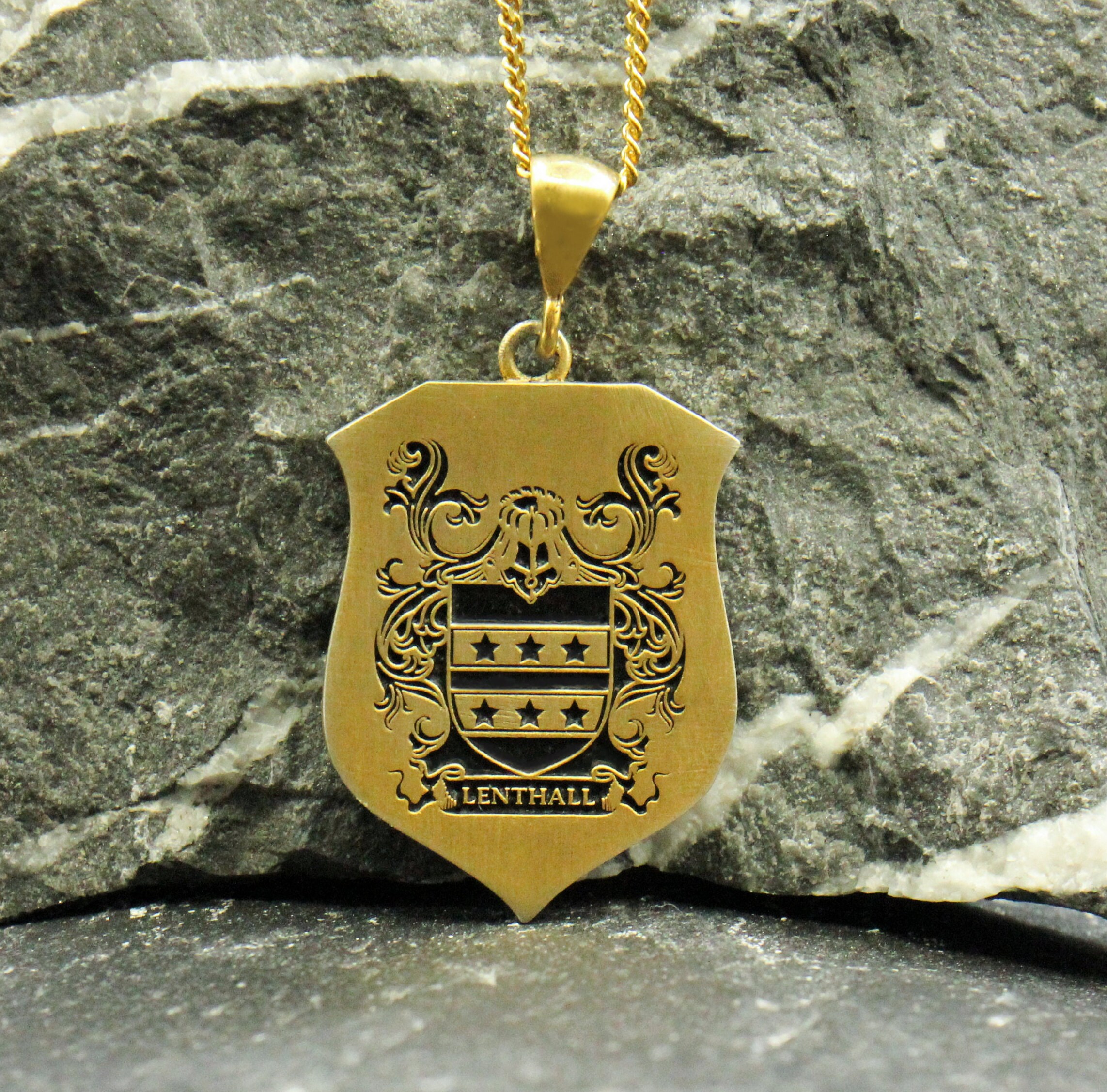 Coat of Arms Necklace Family Crest Necklace Custom Etsy Australia