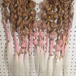 Snake Custom Pigtail Braids | rave braids | festival braids | hair extensions | bubble braids | rave hair | festival hair | bohemian braids