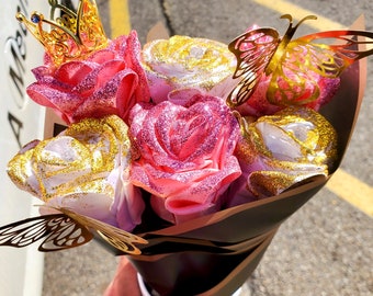 Eternal Roses Red - Etsy