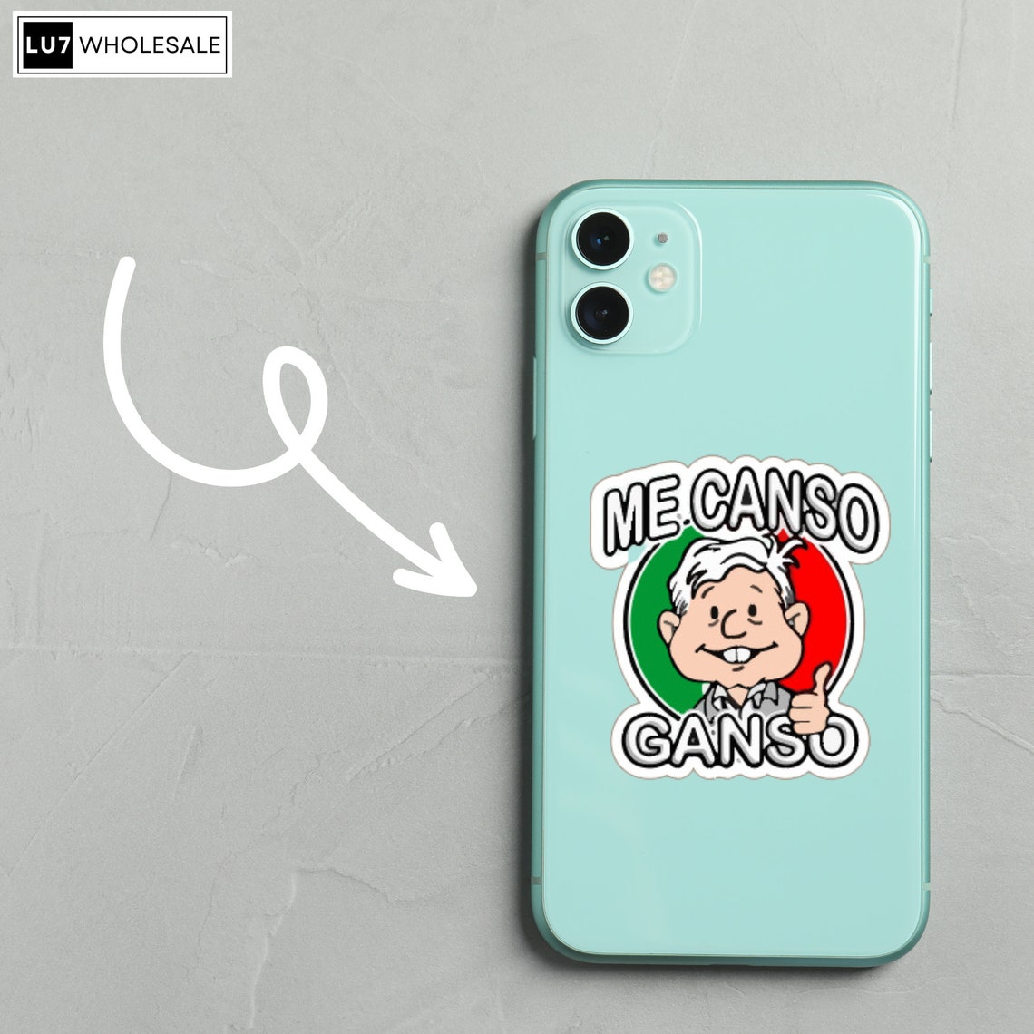 Combo AMLO Me Canso Ganso Mexico Presidente Waterproof Decal Sticker ...