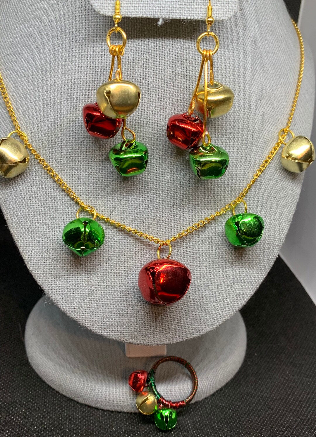Jingle Bells Jewelry Set Etsy
