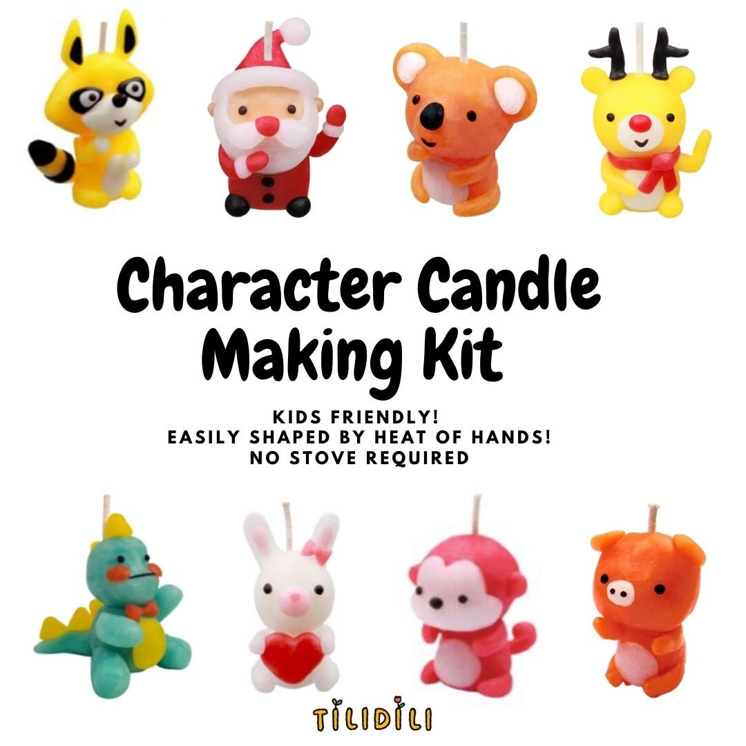 Easter Activity/ Character Candle Making / No Stove Needed / Free Shipping  