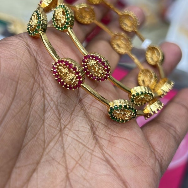 Lakshmi kasu bangles | gold polished bangles | one gram gold bangles