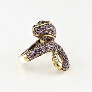 Solid 925 Sterling Silver, Turkish Handmade Jewelry, Turkish Ring , Ring for Woman , Snake Ring