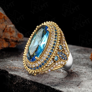 925 Sterling Silver, Hurrem Sultan Ring , Otantic Ring , Turkish Handmade Jewelry , Turkish Ring , Ottoman Style