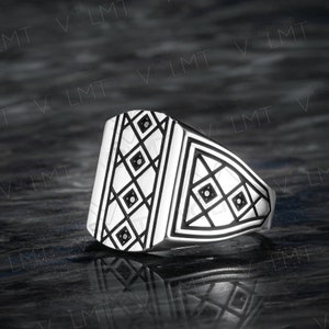 Turkish handmade jewelry , Ring for men , Silver Ring , 925 Sterling Silver