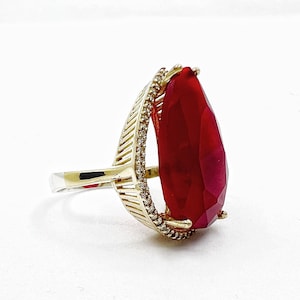 925 Sterling Silver , Turkish Handmade Jewelry , Otantic Ring , Ottoman Style , One Stone