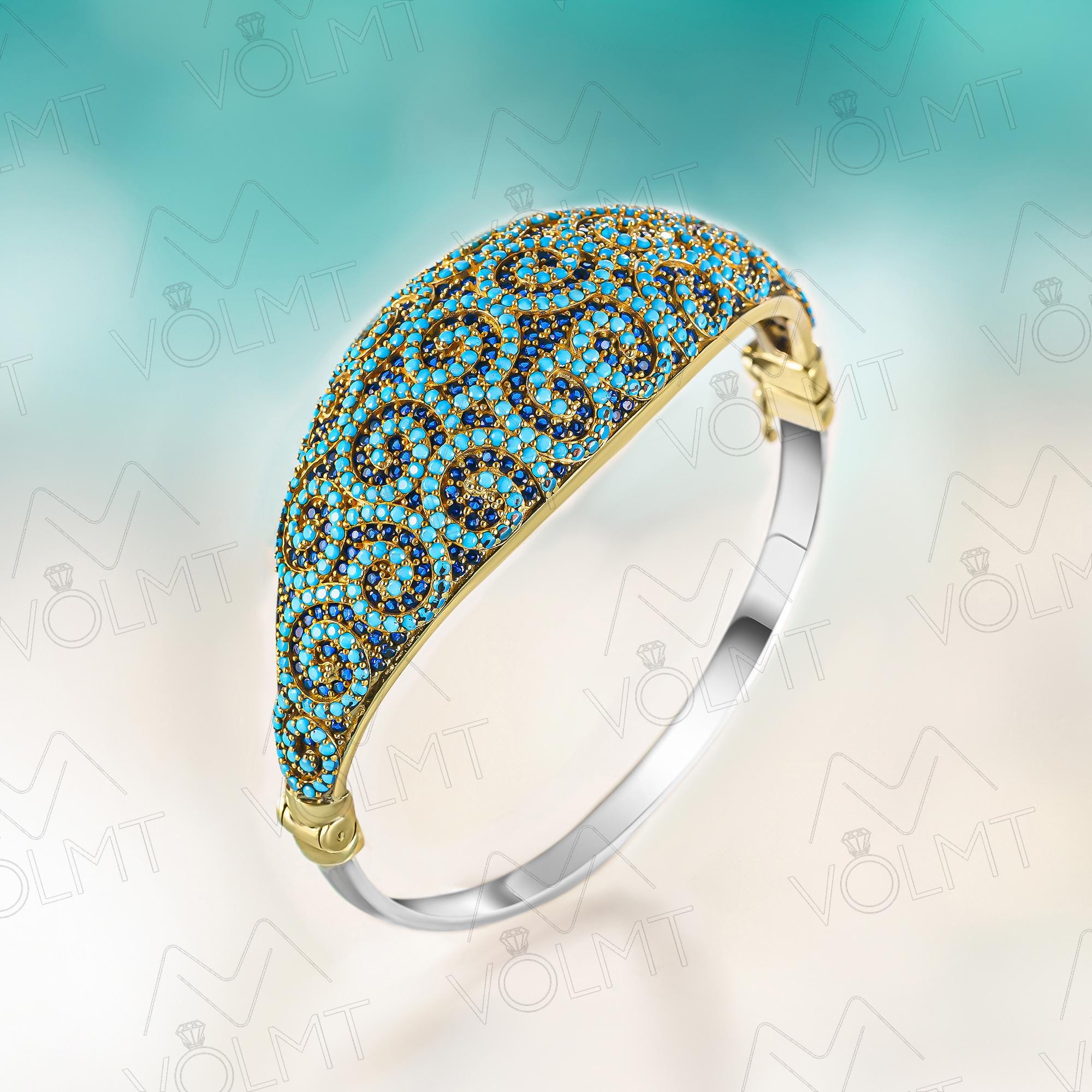 Ottoman Style , 925 Sterling Silver , Turkish handmade Jewelry , Turkish Bracelet