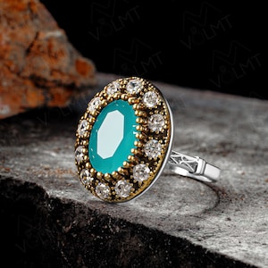 925 Sterling Silver, Otantic Ring , Turkish Ring , Ottoman Style , Turkish Handmade Jewelry