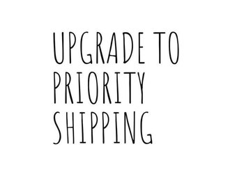 Upgrade to Priority Shipping / Tracking Delivered